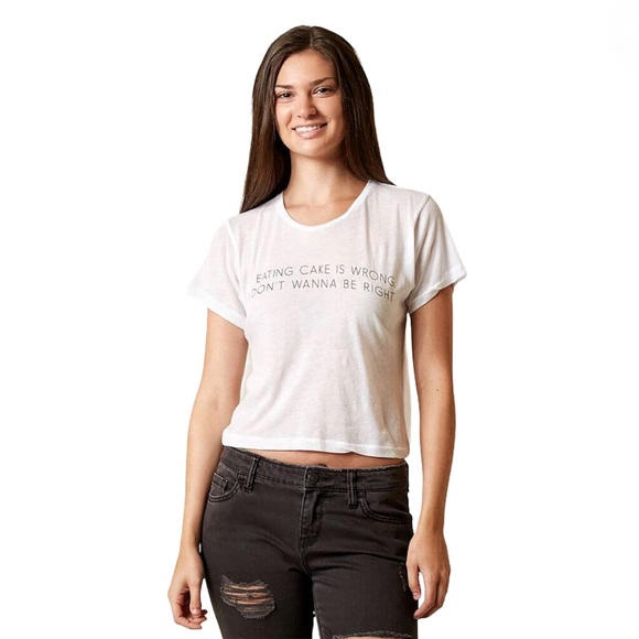 Wildfox Tops - Wildfox If Eating Cake Is Wrong T-Shirt